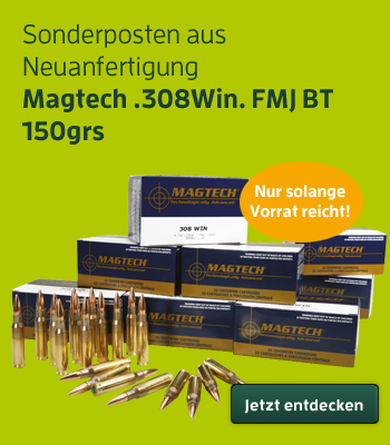 Sonderposten aus Neuanfertigung - Magtech .308Win. FMJ BT150 grs