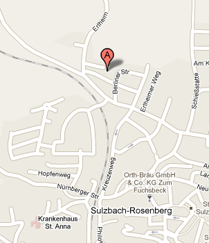 Kartenausschnitt Sulzbach-Rosenberg