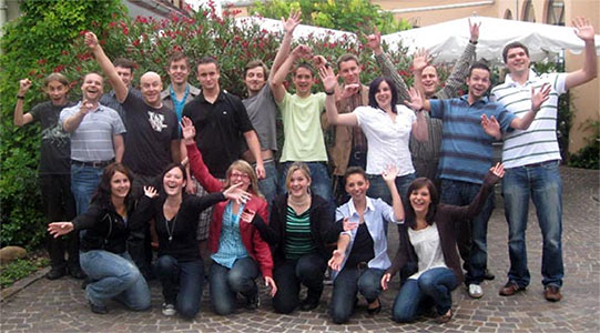 Foto Gruppe Auszubildender