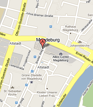 Kartenausschnitt Magdeburg