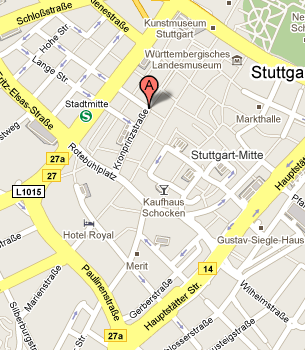 Kartenausschnitt Stuttgart