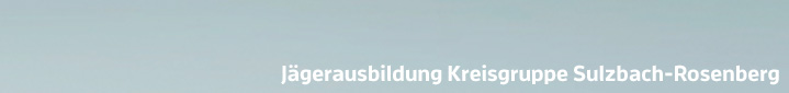 Jägerausbildung Kreisgruppe Sulzbach-Rosenberg	