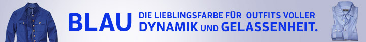 Blau - Die Lieblingsfarbe für Outfits voller Dynamik und Gelassenheit