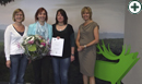 Im Bild: (v. l.) Kerstin Bartoschek, Michaela Voll, Marianne Wuttke und FRANKONIA Geschäftsführerin Jutta Warmbier
