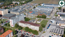 Luftansicht Meopta-Werk